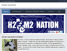 Tablet Screenshot of h2m2nation.com